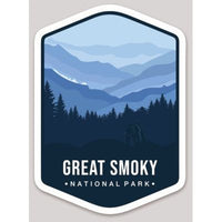 Great Smoky National Park Die Cut Sticker Large