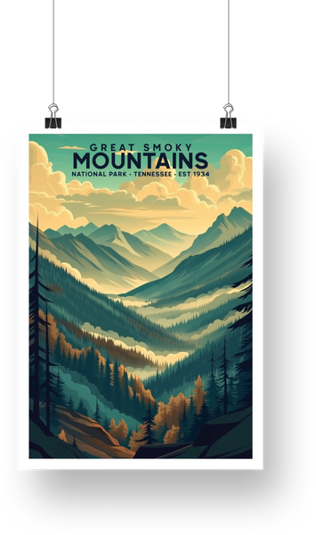 Great Smoky Mountains National Park Poster