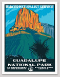 Guadalupe Mountains National Park WPA Sticker Large