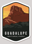 Guadalupe Mountains National Park Die Cut Sticker Large
