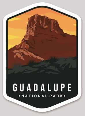 Guadalupe Mountains National Park Die Cut Sticker Large