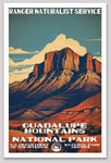 Guadalupe Mountains National Park WPA Sticker Large