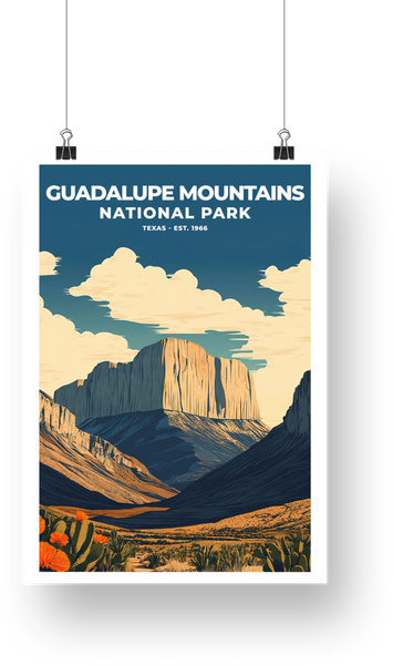 Guadalupe Mountains National Park Poster