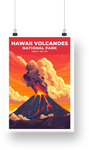 Hawaii Volcanoes National Park Poster