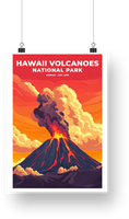 Hawaii Volcanoes National Park Poster