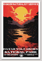 Hawaii Volcanoes National Park WPA Sticker Large