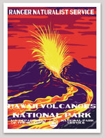 Hawaii Volcanoes National Park WPA Sticker Large