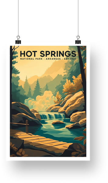 Hot Springs National Park Poster