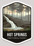 Hot Springs National Park Die Cut Sticker Large