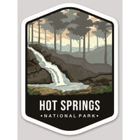 Hot Springs National Park Die Cut Sticker Large