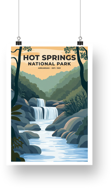 Hot Springs National Park Poster