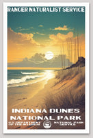 Indiana Dunes National Park WPA Sticker Large