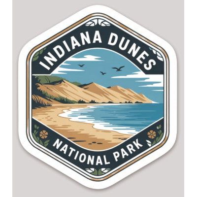 Indiana Dunes National Park Die Cut Sticker – Badge