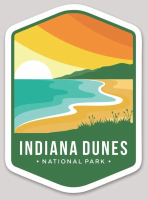 Indiana Dunes National Park Die Cut Sticker Large