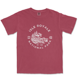 Isle Royale National Park T-shirt in Brick