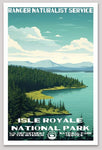 Isle Royale National Park WPA Sticker Large