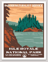 Isle Royale National Park WPA Sticker Large