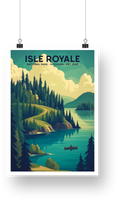 Isle Royale National Park Poster