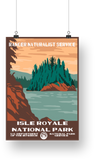 Isle Royale National Park Poster