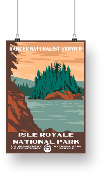 Isle Royale National Park Poster