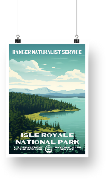 Isle Royale National Park Poster