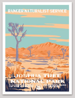 Joshua Tree National Park WPA Sticker Large