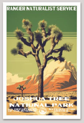 Joshua Tree National Park WPA Sticker Large