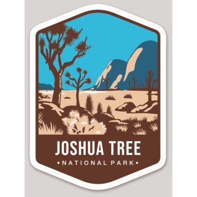 Joshua Tree National Park Die Cut Sticker Large – Emblem Collection 2