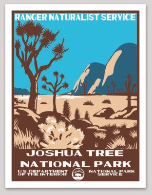 Joshua Tree National Park WPA Sticker Large