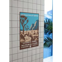 Joshua Tree National Park Poster – Joshua Tree & Desert Boulders – Ranger Header