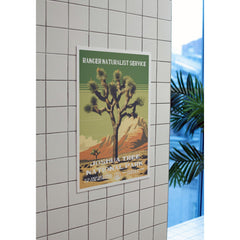 Joshua Tree National Park Poster – Joshua Tree & Pale Desert – Ranger Header