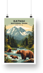 Katmai National Park Poster