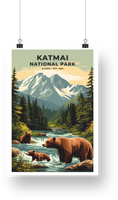 Katmai National Park Poster