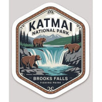 Katmai National Park Die Cut Sticker