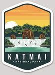 Katmai National Park Die Cut Sticker Large