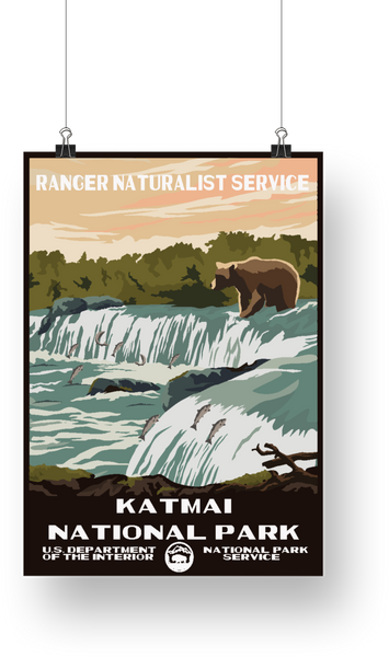 Katmai National Park Poster