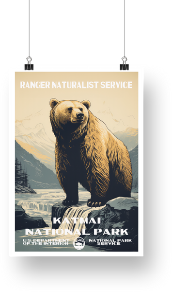 Katmai National Park Poster