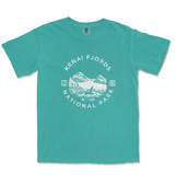 Kenai Fjords National Park T-shirt in Seafoam