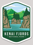 Kenai Fjords National Park Die Cut Sticker Large