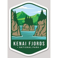 Kenai Fjords National Park Die Cut Sticker Large