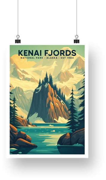 Kenai Fjords National Park Poster