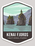 Kenai Fjords National Park Die Cut Sticker Large
