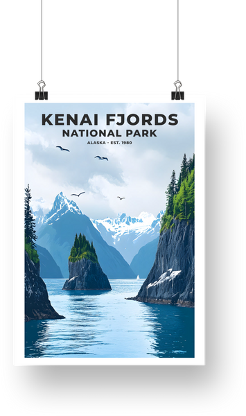 Kenai Fjords National Park Poster