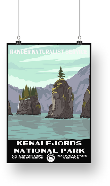 Kenai Fjords National Park Poster