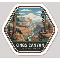 Kings Canyon National Park Die Cut Sticker