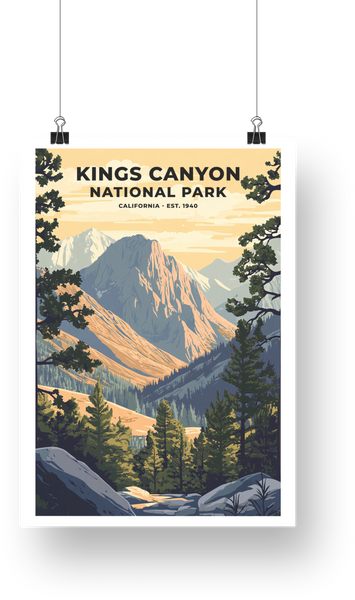 Kings Canyon National Park Poster