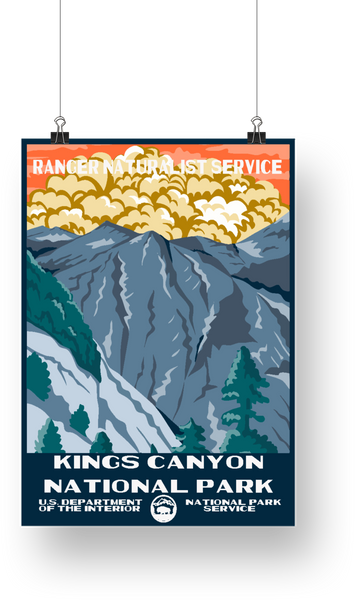 Kings Canyon National Park Poster