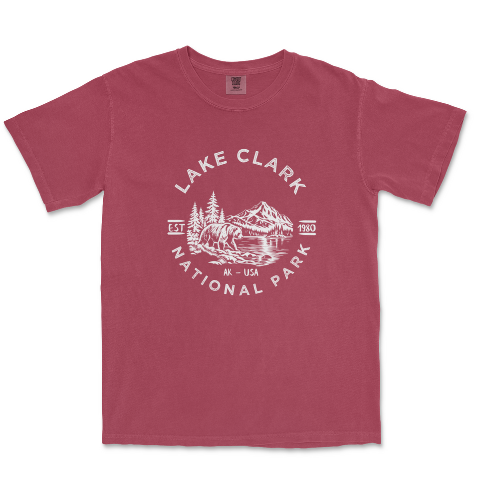 Lake Clark National Park T-shirt in Brick