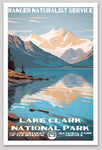 Lake Clark National Park WPA Sticker Large