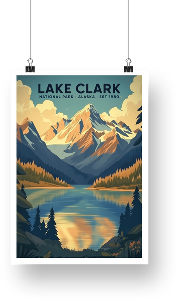 Lake Clark National Park Poster